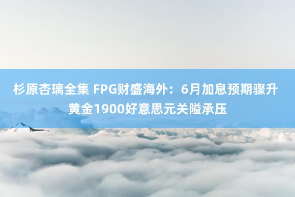 杉原杏璃全集 FPG财盛海外：6月加息预期骤升 黄金1900好意思元关隘承压